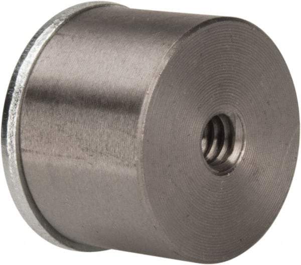 Eclipse - 3/4" Diam, 10-24 Thread, 2.7 Lb Average Pull Force, Alnico Pot Magnets - 220°C Max Operating Temp, 1/2" High - Makers Industrial Supply