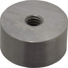 Eclipse - 1" Diam, 1/4-20 Thread, 3.7 Lb Average Pull Force, Alnico Pot Magnets - 220°C Max Operating Temp, 1/2" High - Makers Industrial Supply