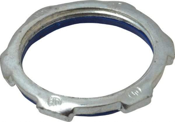 Cooper Crouse-Hinds - 1-1/4" Trade, Steel Threaded Rigid/Intermediate (IMC) Conduit Locknut - Noninsulated - Makers Industrial Supply