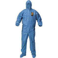 KleenGuard - Size M Film Laminate SMS Chemical Resistant Coveralls - Exact Industrial Supply