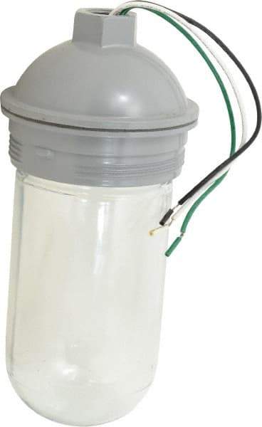 Cooper Crouse-Hinds - 120 Volt, 100 Watt, Incandescent Hazardous Location Light Fixture - Vaporproof, Corrosion & Heat Resistant, Aluminum Housing, 3-3/8" Wide x 9" High - Makers Industrial Supply