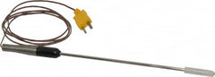 Fluke - Electrical Test Equipment Probe - Use with K-Type Thermometers - Makers Industrial Supply