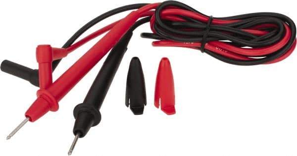 Fluke - Black/Red Electrical Test Equipment Leads - Use with General Purpose - Makers Industrial Supply