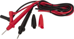 Fluke - Black/Red Electrical Test Equipment Leads - Use with General Purpose - Makers Industrial Supply