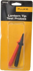 Fluke - Black/Red Electrical Test Equipment Probe - Use with TL22, TL24 Test Leads - Makers Industrial Supply