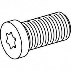 Kennametal - Torx Cap Screw for Indexables - For Use with Clamps - Makers Industrial Supply