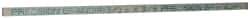 Precision Brand - 12" Long x 3/8" High x 3/16" Wide, Zinc-Plated Key Stock - Low Carbon Steel - Makers Industrial Supply