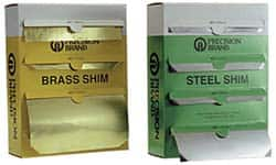 Precision Brand - 4 Piece, 50 Inch Long x 6 Inch Wide x 0.001 to 0.005 Inch Thick, Assortment Roll Shim Stock - Brass, 0.001 to 0.005 Inch Thick - Makers Industrial Supply