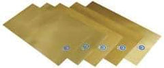 Precision Brand - 12 Piece, 0.001 to 0.015 Inch Thickness, Brass Shim Stock Sheet Assortment - 12 Inch Long x 6 Inch Wide - Makers Industrial Supply