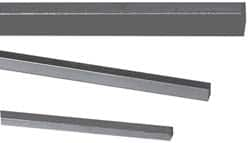 Precision Brand - 12" Long, Plain Key Stock Assortment - Low Carbon Steel - Makers Industrial Supply