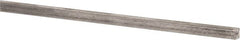 Precision Brand - 12" Long x 1/8" High x 1/8" Wide, Plain Key Stock - Low Carbon Steel - Makers Industrial Supply