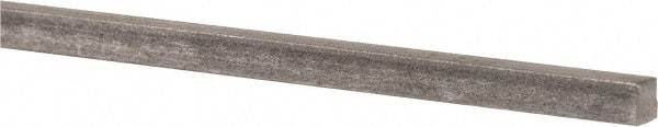 Precision Brand - 12" Long x 3/16" High x 3/16" Wide, Plain Key Stock - Low Carbon Steel - Makers Industrial Supply