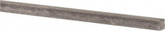 Precision Brand - 12" Long x 3/16" High x 3/16" Wide, Plain Key Stock - Low Carbon Steel - Makers Industrial Supply