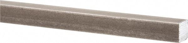 Precision Brand - 12" Long x 1/2" High x 1/2" Wide, Plain Key Stock - Low Carbon Steel - Makers Industrial Supply