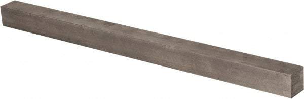 Precision Brand - 12" Long x 3/4" High x 3/4" Wide, Plain Key Stock - Low Carbon Steel - Makers Industrial Supply