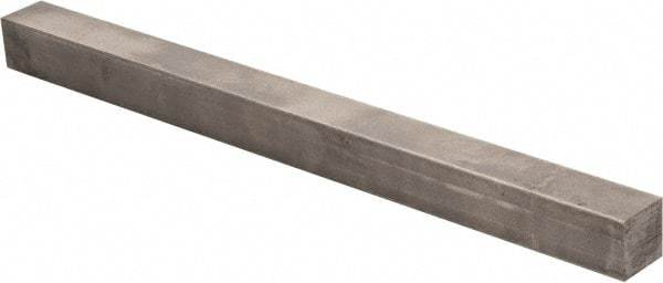 Precision Brand - 12" Long x 7/8" High x 7/8" Wide, Plain Key Stock - Low Carbon Steel - Makers Industrial Supply