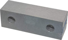 Gibraltar - 6-1/8" Wide x 2" High x 1" Thick, Flat/No Step Vise Jaw - Soft, Aluminum, Fixed Jaw, Compatible with 6" Vises - Makers Industrial Supply