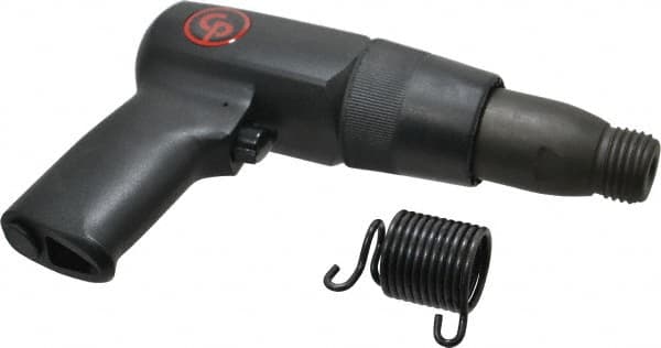 Chicago Pneumatic - 3,200 BPM, 2-5/8 Inch Long Stroke, Pneumatic Chiseling Hammer - 14.6 CFM Air Consumption, 1/4 NPTF Inlet - Makers Industrial Supply