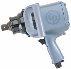 Chicago Pneumatic - 1" Drive, 4,100 RPM, 2,000 Ft/Lb Torque Impact Wrench - Pistol Grip Handle, 900 IPM, 13 CFM, 90 psi, 1/2" NPTF Inlet - Makers Industrial Supply