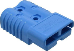 Made in USA - 1/0 AWG, 600 V, 175 A, Battery Connector - Blue - Makers Industrial Supply