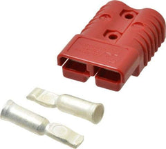 Made in USA - 1/0 AWG, 600 V, 175 A, Battery Connector - Red - Makers Industrial Supply