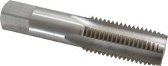 Interstate - M30x3.50 Metric Coarse 4 Flute Bright Finish High Speed Steel Straight Flute Standard Hand Tap - Plug, Right Hand Thread, 5-7/16" OAL, 2-9/16" Thread Length, D5 Limit, Oversize - Exact Industrial Supply