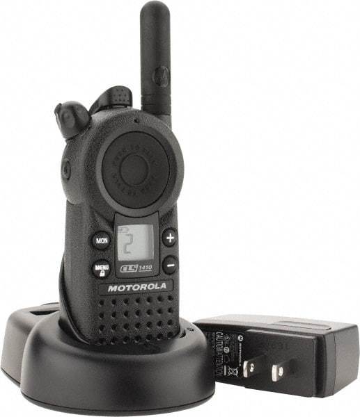 Motorola - 200,000 Sq Ft Range, 4 Channel, 1 Watt, Series CLS, Professional Two Way Radio - UHF Band, Lithium-Ion Battery, 12 hr Life, 5.8" High x 2" Wide x 1.1" Deep, Cloning, Low Battery Alerts - Makers Industrial Supply