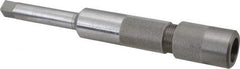 Made in USA - 1/8 Pipe Inch Tap, 6 Inch Overall Length, 3/4 Inch Max Diameter, Tap Extension - 7/16 Inch Tap Shank Diameter, 7/16 Inch Extension Shank Diameter, 0.328 Inch Extension Square Size, 1 Inch Tap Depth, Tool Steel - Makers Industrial Supply