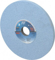 Norton - 8" Diam x 1-1/4" Hole x 1/2" Thick, G Hardness, 60 Grit Surface Grinding Wheel - Ceramic, Type 1, Medium Grade, 3,600 Max RPM, Vitrified Bond, No Recess - Makers Industrial Supply