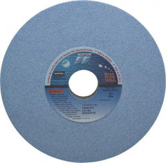 Norton - 7" Diam x 1-1/4" Hole x 1/2" Thick, K Hardness, 60 Grit Surface Grinding Wheel - Ceramic, Type 1, Medium Grade, 3,600 Max RPM, Vitrified Bond, No Recess - Makers Industrial Supply