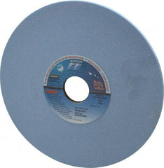 Norton - 8" Diam x 1-1/4" Hole x 1/4" Thick, K Hardness, 80 Grit Surface Grinding Wheel - Ceramic, Type 1, Medium Grade, 3,600 Max RPM, Vitrified Bond, No Recess - Makers Industrial Supply