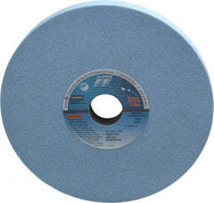 Norton - 8" Diam x 1-1/4" Hole x 3/4" Thick, J Hardness, 60 Grit Surface Grinding Wheel - Ceramic, Type 1, Medium Grade, 3,600 Max RPM, Vitrified Bond, No Recess - Makers Industrial Supply