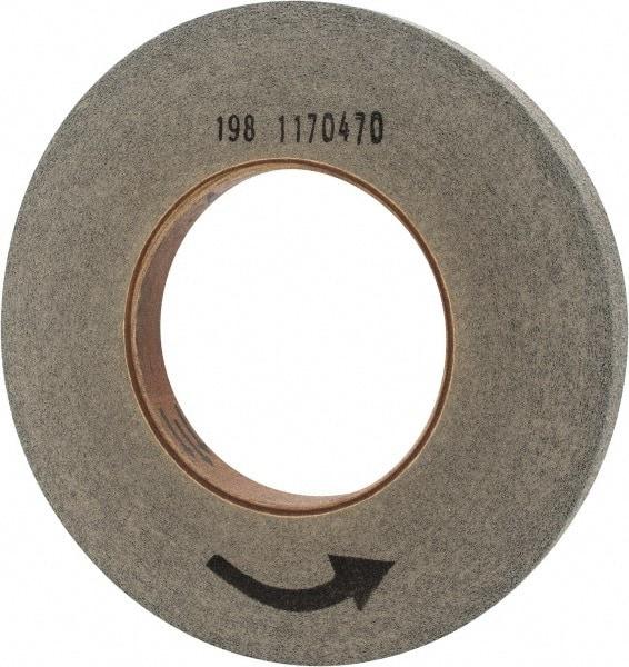 Norton - 10" Diam, 1" Face Width, 5" Center Hole, Fine Grade, Silicon Carbide Deburring Wheel - Convolute, Hard Density 9 Grade, 2,500 RPM - Makers Industrial Supply