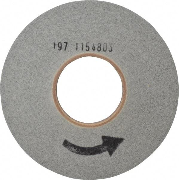 Norton - 8" Diam, 1" Face Width, 3" Center Hole, Medium Grade, Silicon Carbide Deburring Wheel - Convolute, Hard Density 9 Grade, 3,650 RPM - Makers Industrial Supply