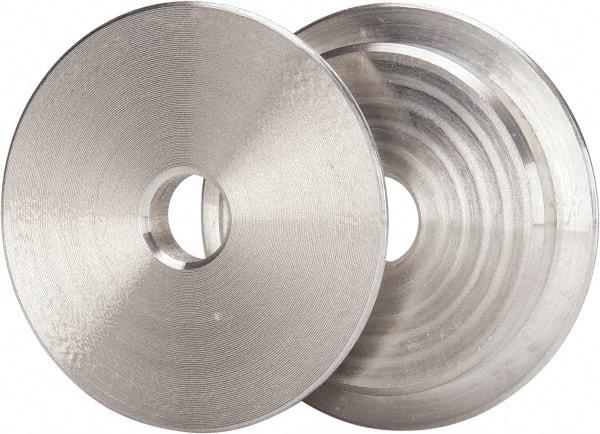 Norton - Deburring Wheel 2" Diam Reduced Bushing - Reduces Bushings from 2" to 1/2" Arbor Size, for 6" Diam Flap & Convolute Wheels - Makers Industrial Supply