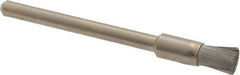 Anderson - 3/16" Brush Diam, Crimped, End Brush - 1/8" Diam Shank, 25,000 Max RPM - Makers Industrial Supply