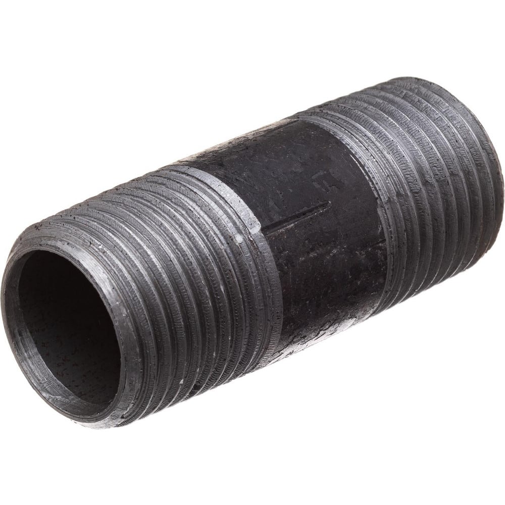 Black Pipe Nipples & Pipe; Thread Style: Threaded on Both Ends; Schedule: 40; Construction: Welded; Lead Free: Yes; Standards: ASTM ™A733; NSF 372; ASTM A53; Nipple Type: Threaded Nipple; Overall Length: 12.00