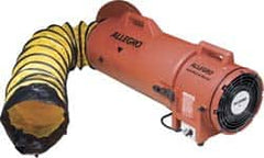 Allegro - 831 CFM, Electrical AC Axial Blower Kit - 8 Inch Inlet/Outlet, 0.33 HP, 115 Max Voltage Rating - Makers Industrial Supply