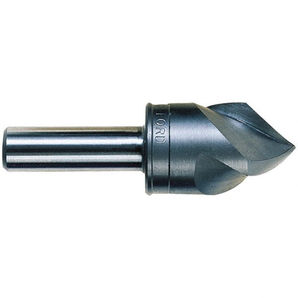 M.A. Ford - 3/4" Head Diam, 1/2" Shank Diam, 3 Flute 100° High Speed Steel Countersink - Makers Industrial Supply