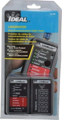 Ideal - STP & UTP Cable Tester - 10BaseT, T568A & T568B Connectors - Makers Industrial Supply