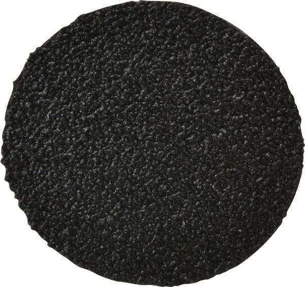 3M - 2" Disc Diam, 50 Grit, Zirconia Alumina Quick Change Disc - Type R Attaching System, Coated, Black, Coarse Grade, 25,000 RPM, 501C Series - Makers Industrial Supply