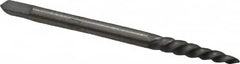 Interstate - Spiral Flute Screw Extractor - #1 Extractor for 3/32 to 5/32" Screw, 2" OAL - Makers Industrial Supply