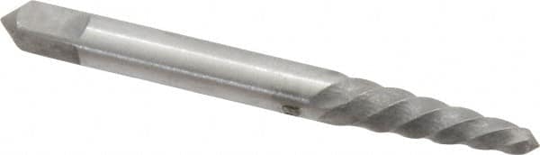 Interstate - Spiral Flute Screw Extractor - #3 Extractor for 7/32 to 9/32" Screw, 2-11/16" OAL - Makers Industrial Supply