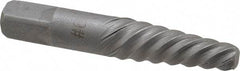 Interstate - Spiral Flute Screw Extractor - #6 Extractor for 5/8 to 7/8" Screw, 3-3/4" OAL - Makers Industrial Supply