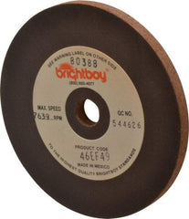 Cratex - 4" Diam x 1/2" Hole x 1/4" Thick, 46 Grit Surface Grinding Wheel - Coarse Grade - Makers Industrial Supply