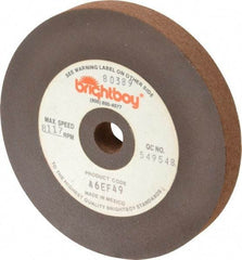 Cratex - 4" Diam x 1/2" Hole x 1/2" Thick, 46 Grit Surface Grinding Wheel - Coarse Grade - Makers Industrial Supply