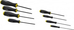 Bondhus - 8 Piece, 0.05 to 5/32" Ball End Hex Driver Set - Comes in Vinyl Pouch - Makers Industrial Supply