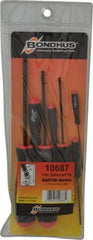 Bondhus - 7 Piece, 1.27 to 5mm Ball End Hex Driver Set - Comes in Vinyl Pouch - Makers Industrial Supply