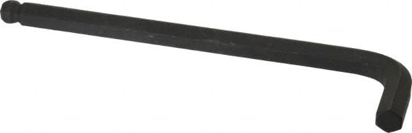 Bondhus - 1/2" Hex, Long Arm, Ball End Hex Key - 8-13/64" OAL, Protanium High Torque Steel, Inch System of Measurement - Makers Industrial Supply