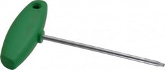 Wiha - T10 Standard Torx Key - Flag-Style, 3.94" Length Under Head, 100mm OAL - Makers Industrial Supply